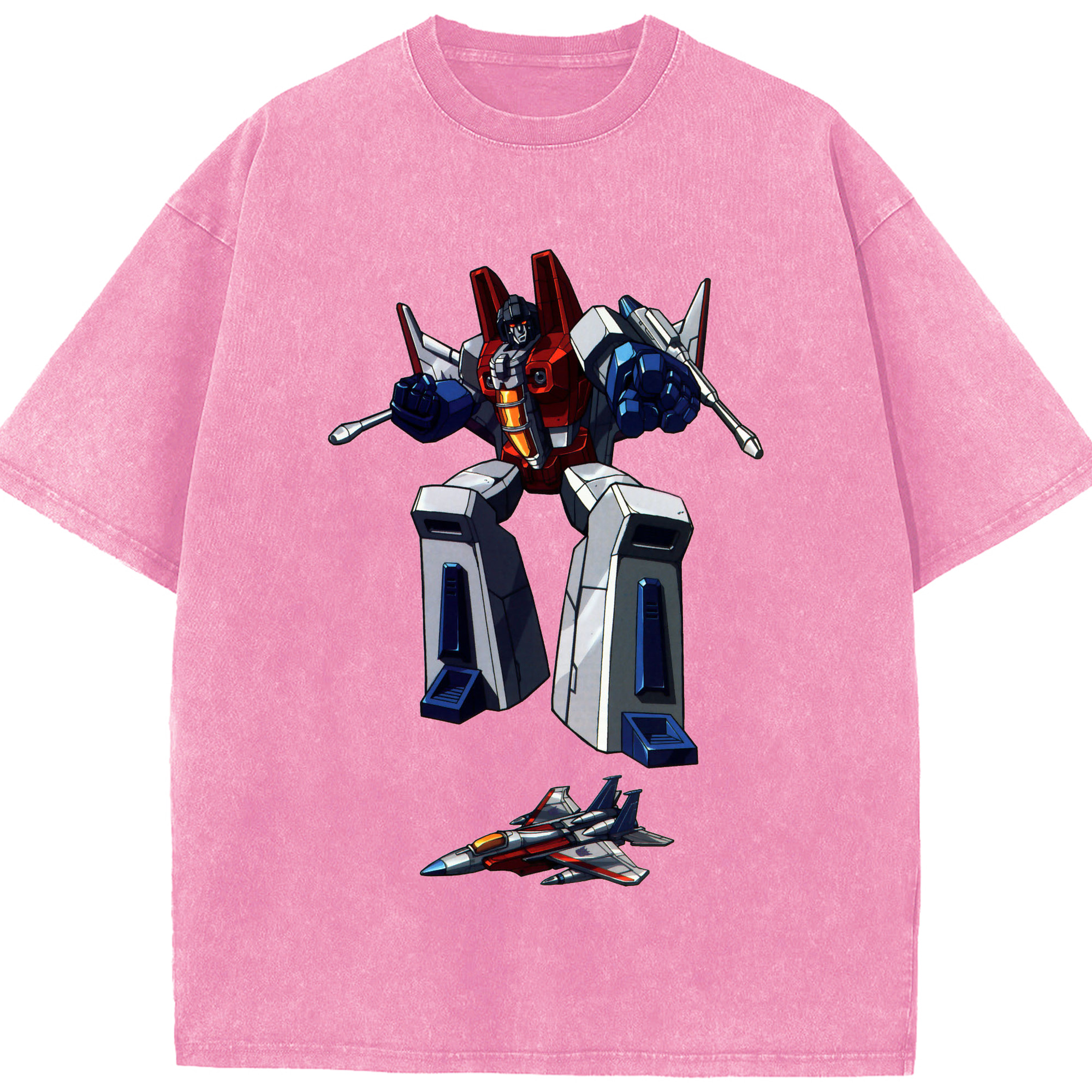 （画像用）  綿100% ヴィンテージ風 半袖Tシャツ（フロントプリント）